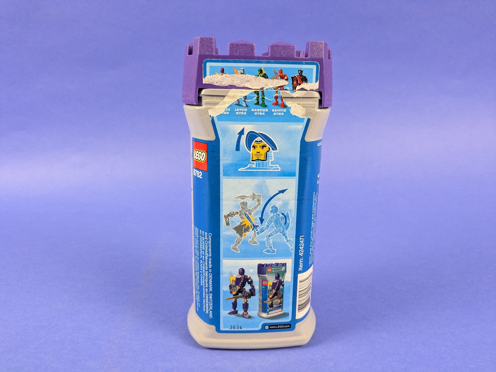 Lego Castle: Knights Kingdom II: Danju (USA version with 3 Cards) 8782 Complete