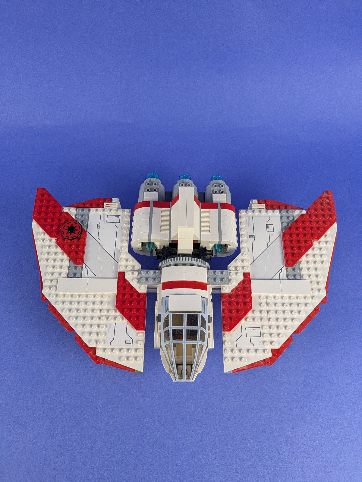 LEGO Star Wars T-6 Jedi Shuttle 7931 Incomplete Set Pre-Owned