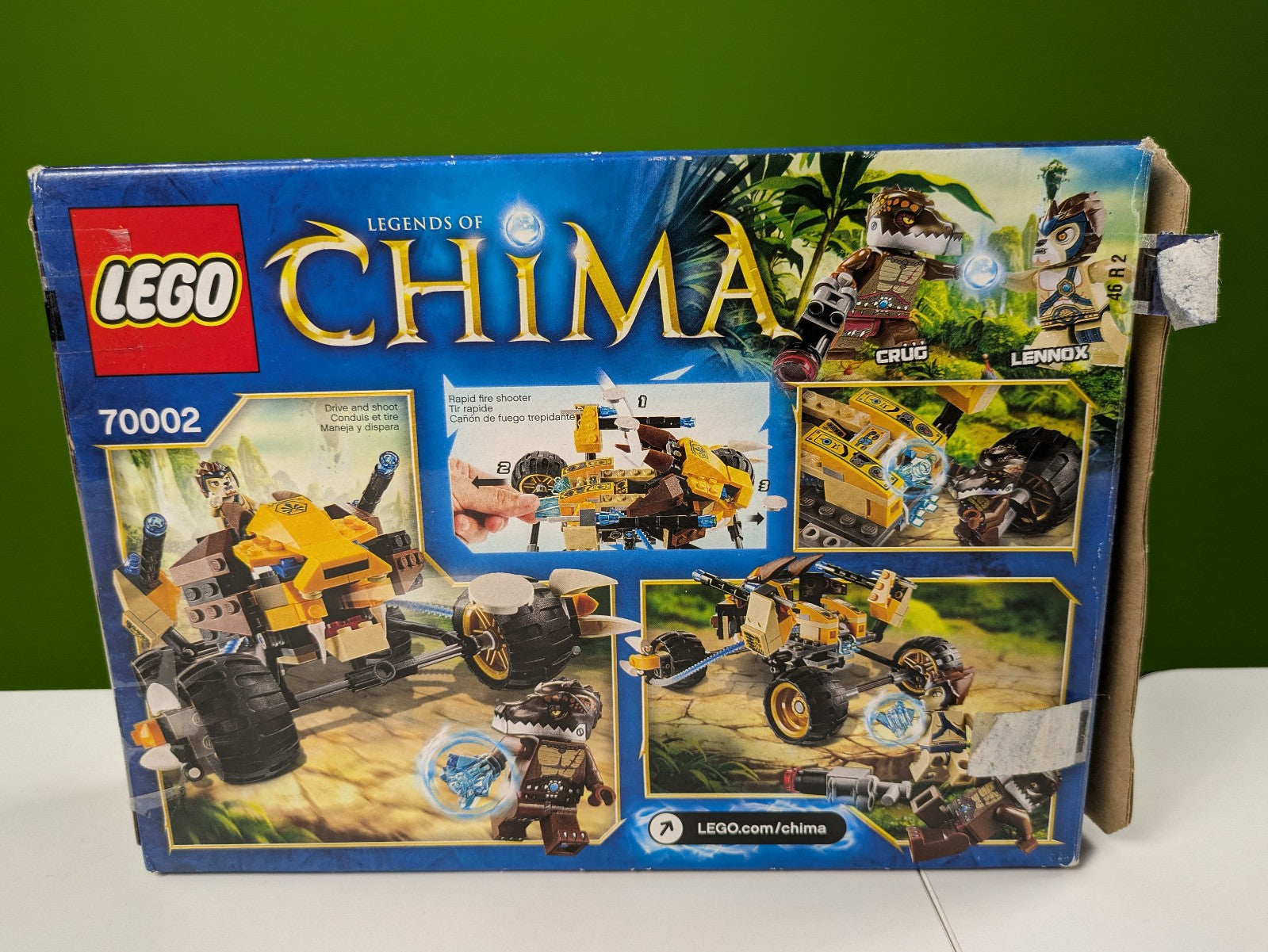 Lego LEGENDS OF CHIMA: Lennox' Lion Attack Set 70002 - Incomplete