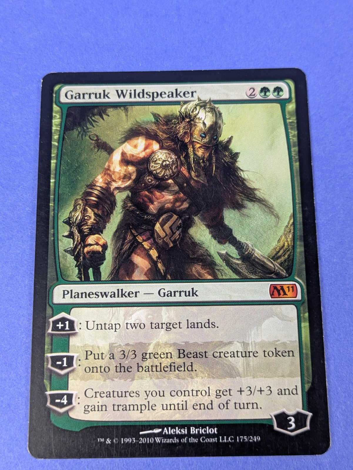 MTG Magic: Magic 2011: Garruk Wildspeaker #175/249 Mythic - LP