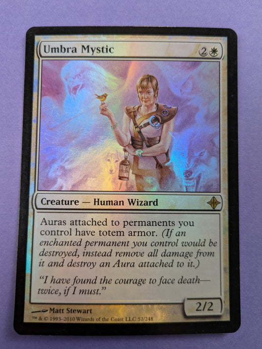 MTG Magic: Rise of the Eldrazi: Umbra Mystic Foil #52/248 Rare - LP