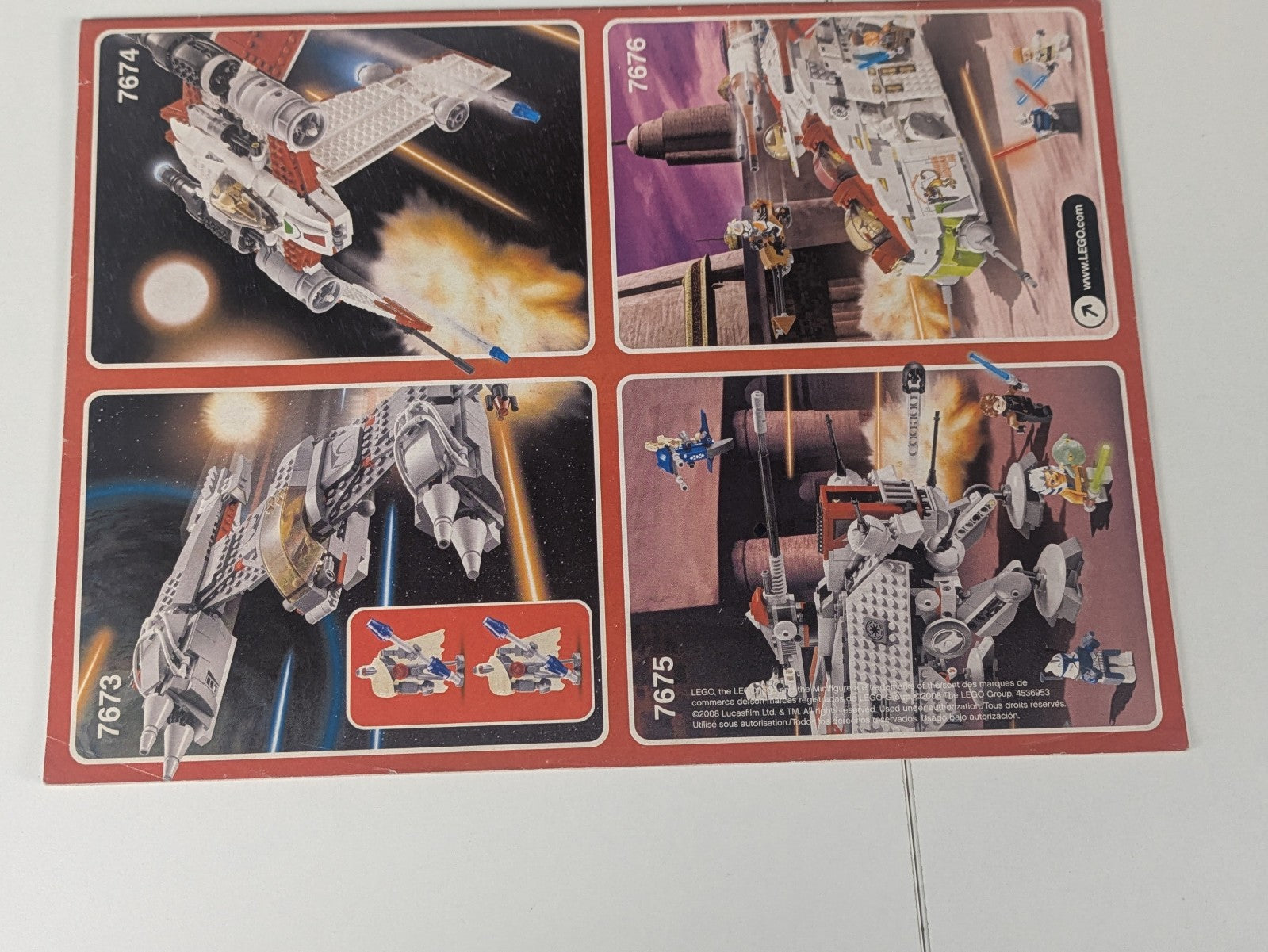 Lego Star Wars The Clone Wars: V-19 Torrent Set 7674 - Complete Set