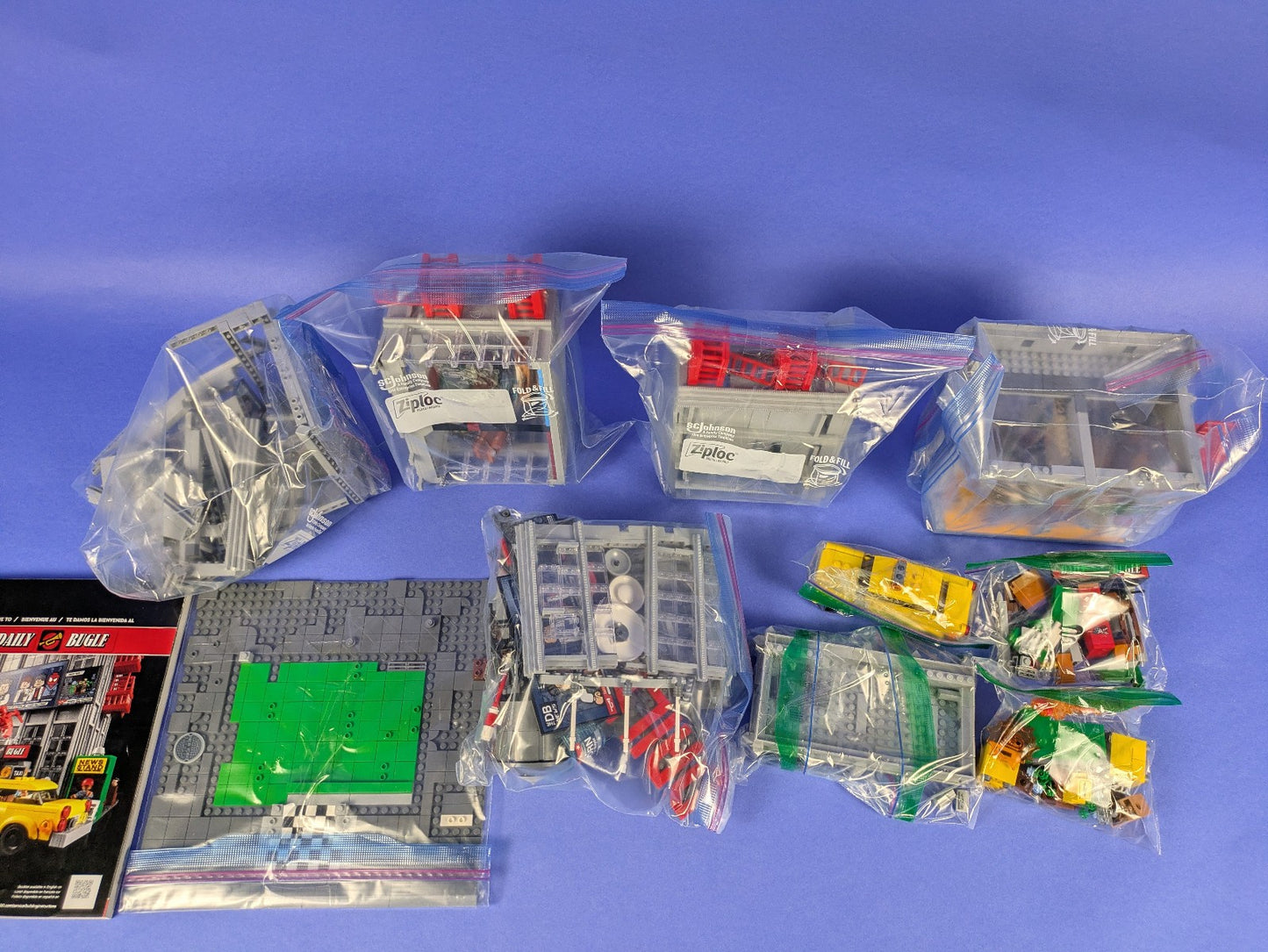 Lego Super Heroes: Spider-Man: Daily Bugle Set 76178 Incomplete Set
