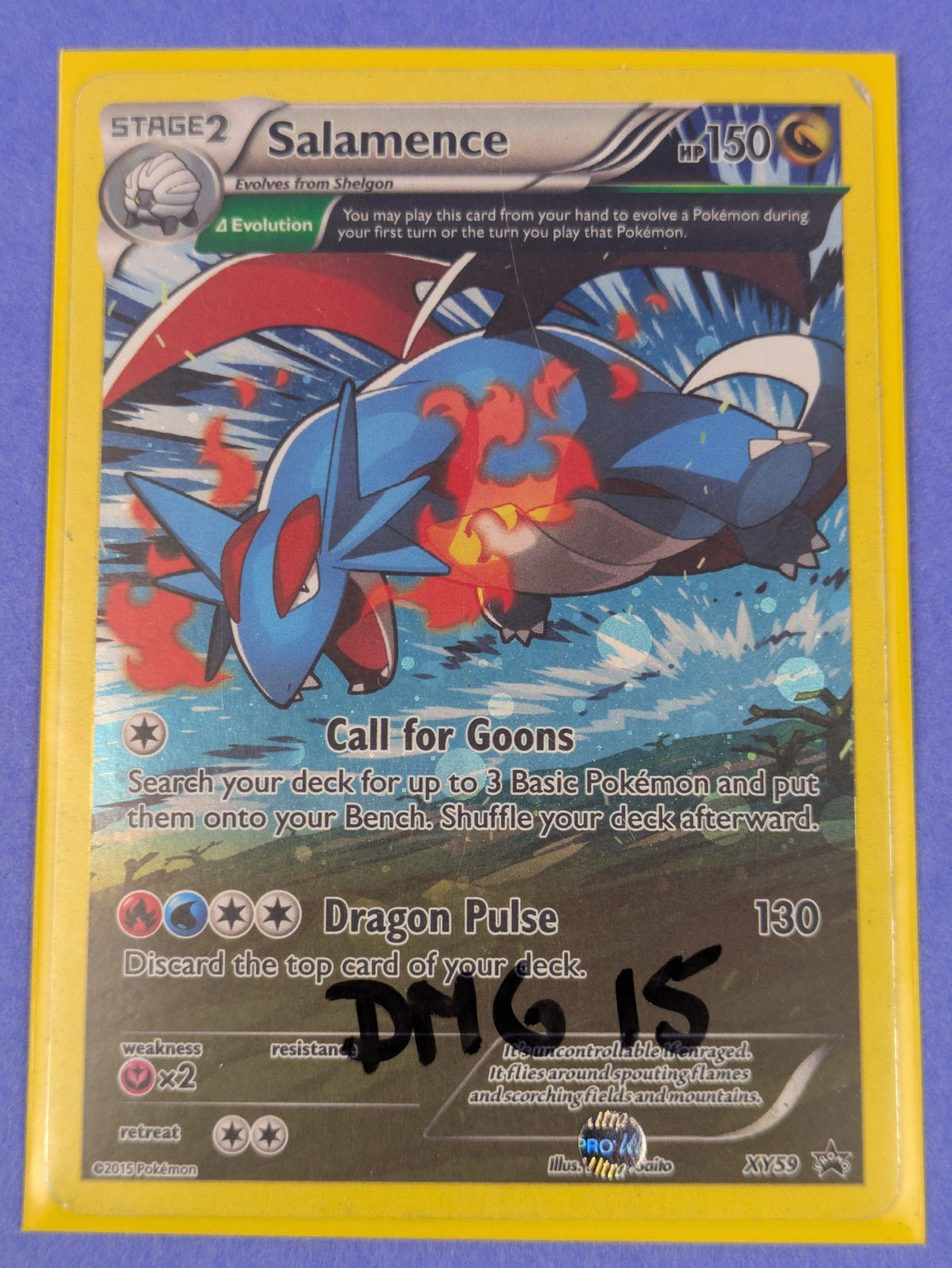 Salamence - XY59 - Full Art Promo XY Promos - Pokemon Card - DMG