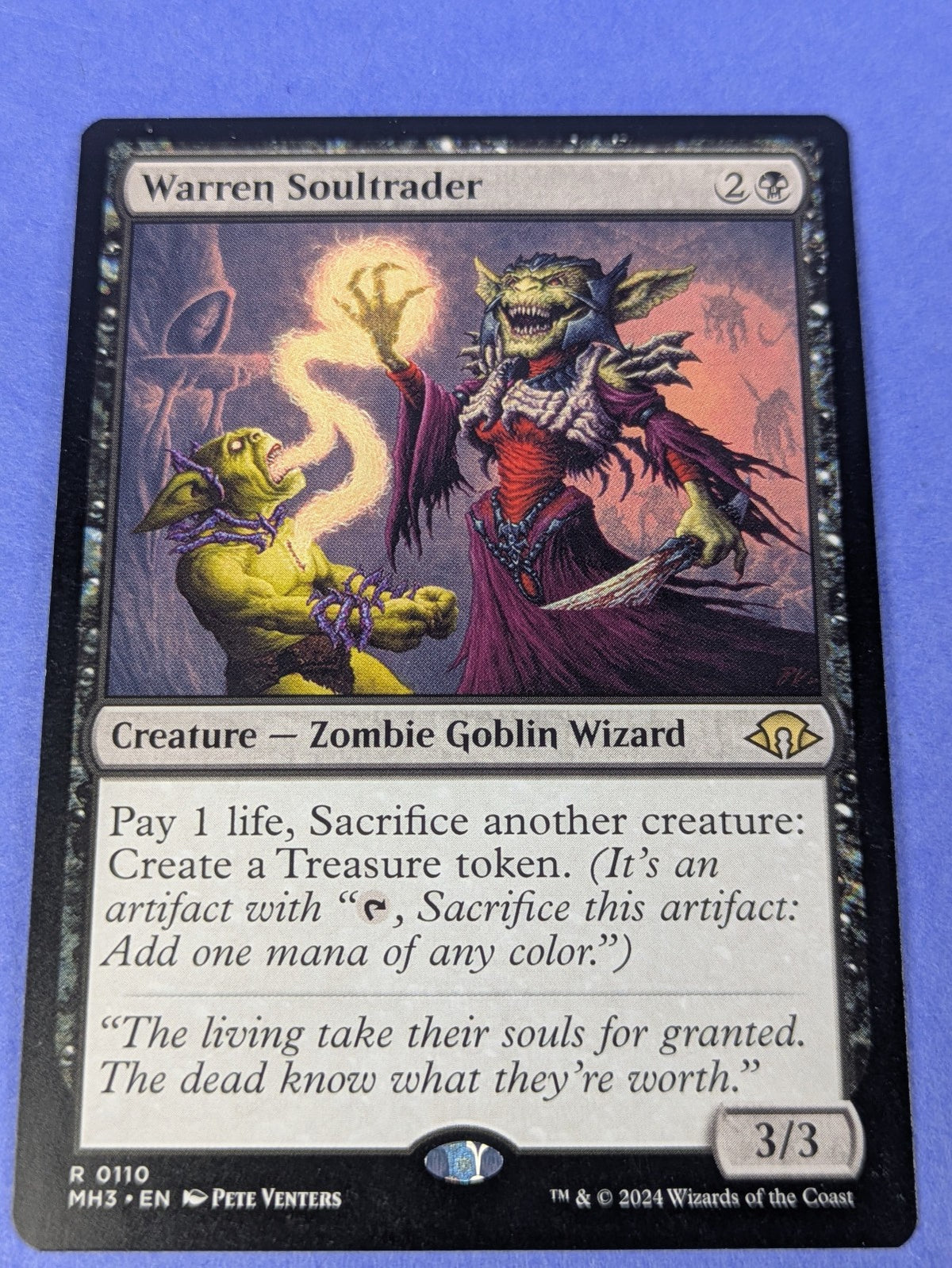 MTG Magic: Modern Horizons 3: Warren Soultrader #0110 Rare - NM