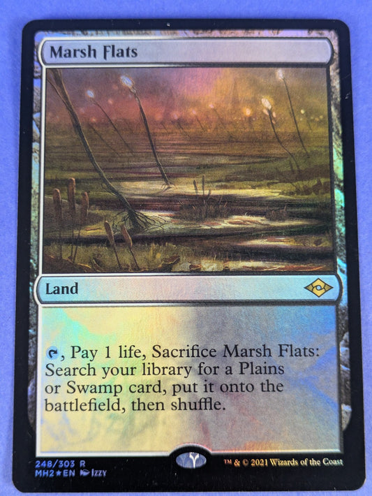 MTG Magic the Gathering: Modern Horizons 2: Marsh Flats Foil #248/303 Rare - NM