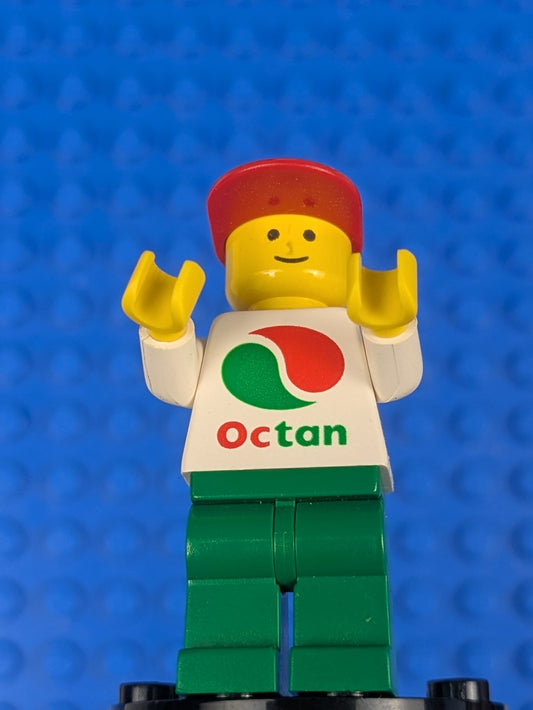 Lego Town: Classic Town: Gas Station: Octan - White Logo oct012 Sets 6397, 10159