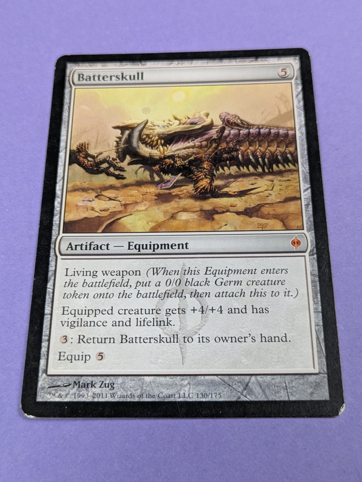 MTG Magic: New Phyrexia: Batterskull #130/175 Mythic - LP