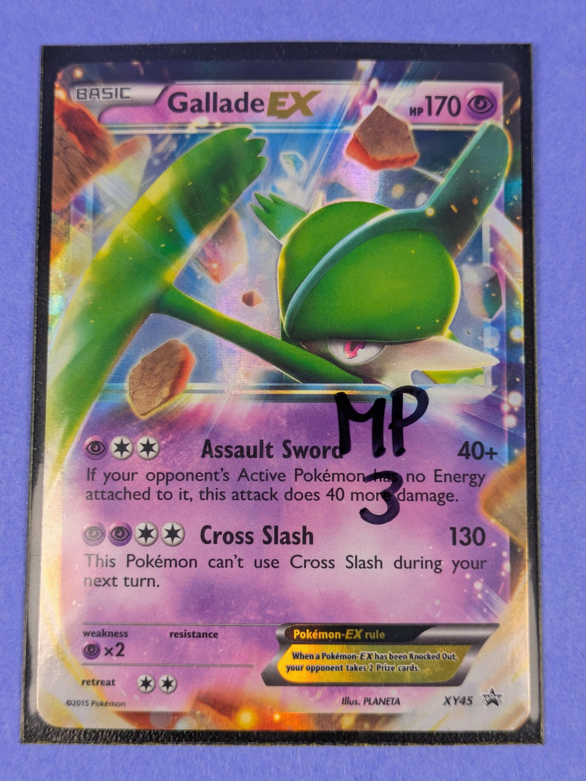Gallade EX - XY45 - Ultra Rare Promo XY Promos - Pokemon Card - MP