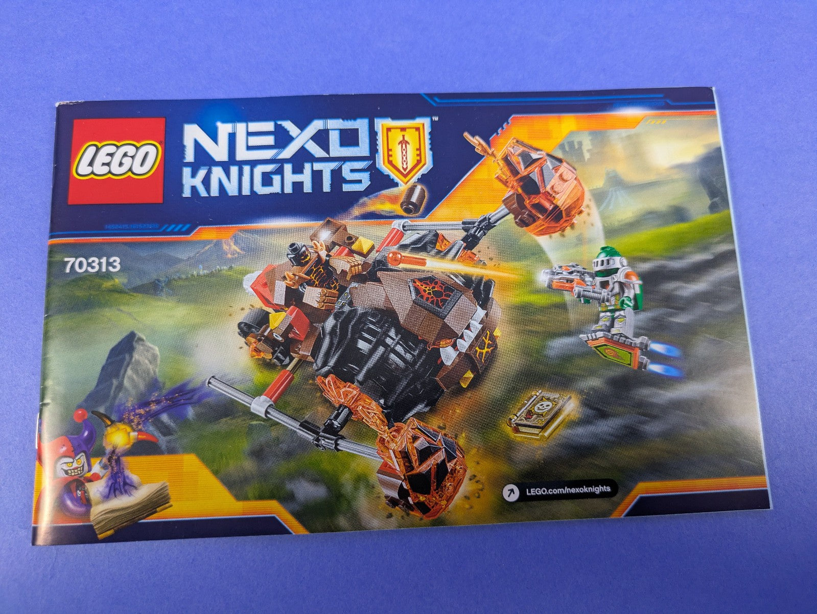 LEGO NEXO KNIGHTS Moltor's Lava Smasher 70313 Complete Set Pre-Owned