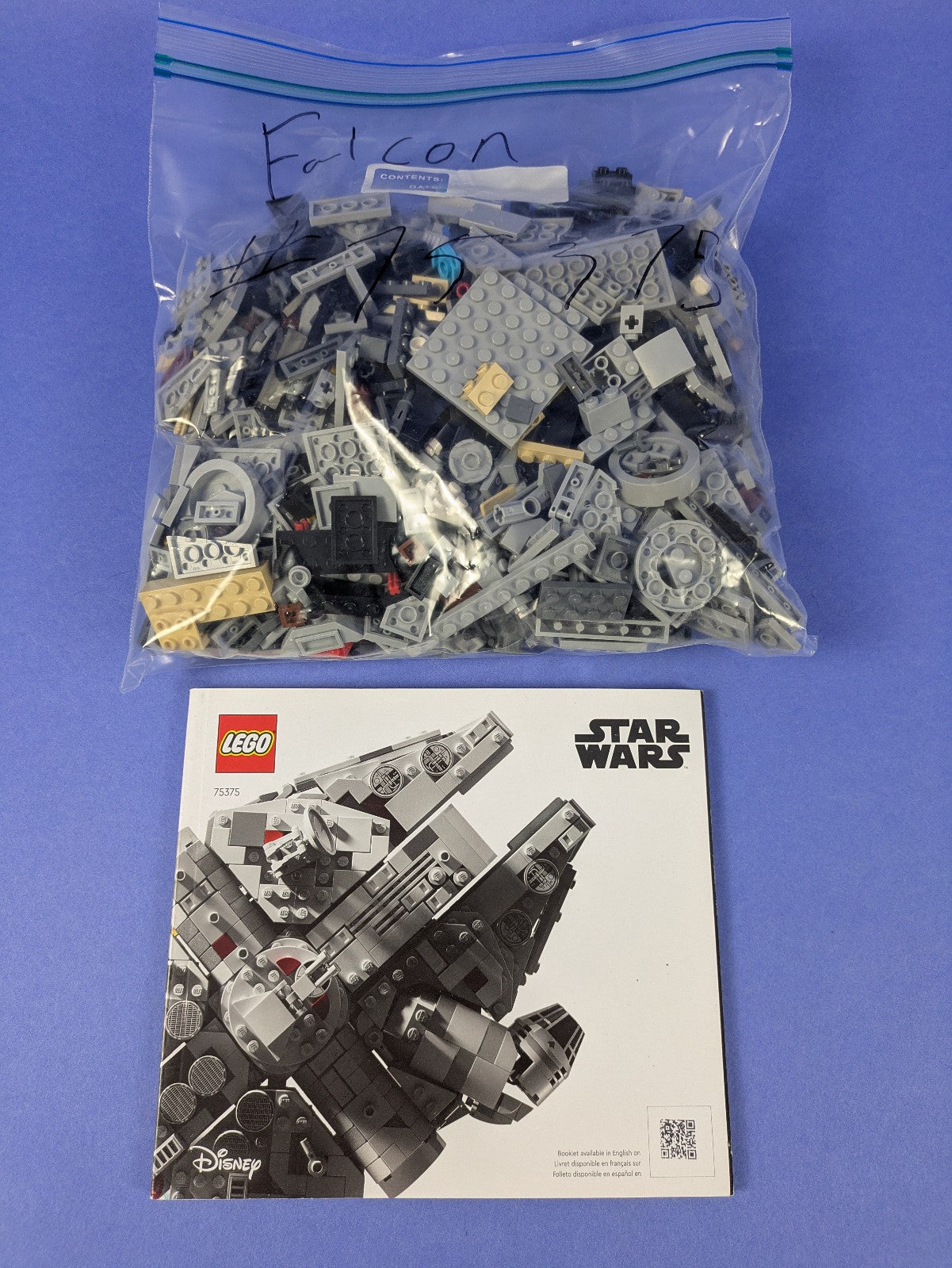 LEGO Star Wars Millennium Falcon 75375 Complete Set Pre-Owned