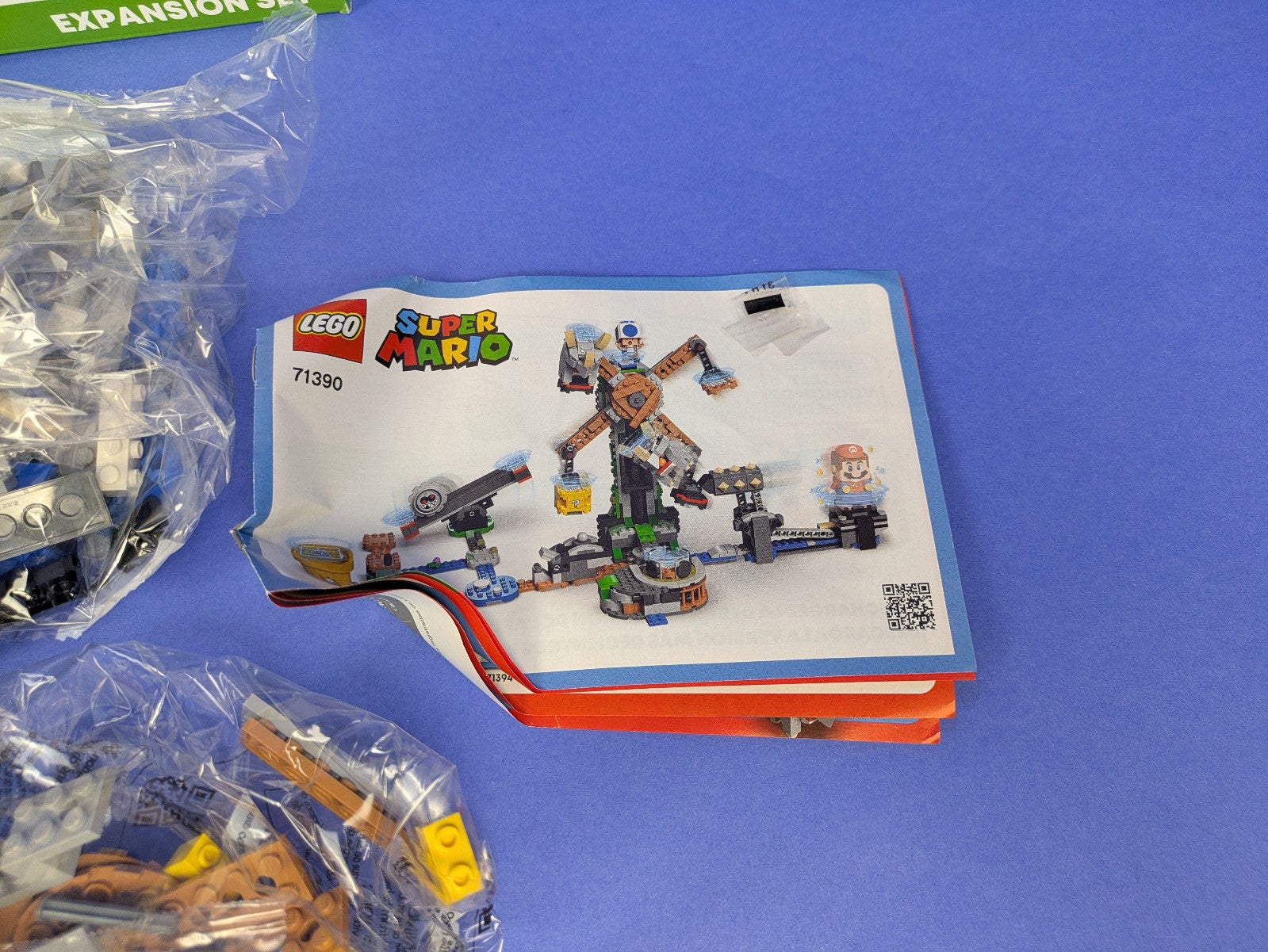 Lego Super Mario: Reznor Knockdown - Expansion Set 71390 - Complete Set