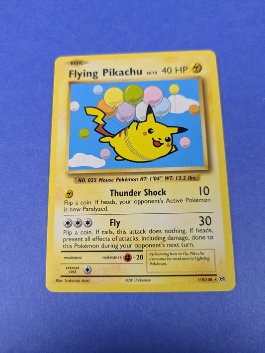 Flying Pikachu - 110/108 - Rare Secret Evolutions - Pokemon Card - LP