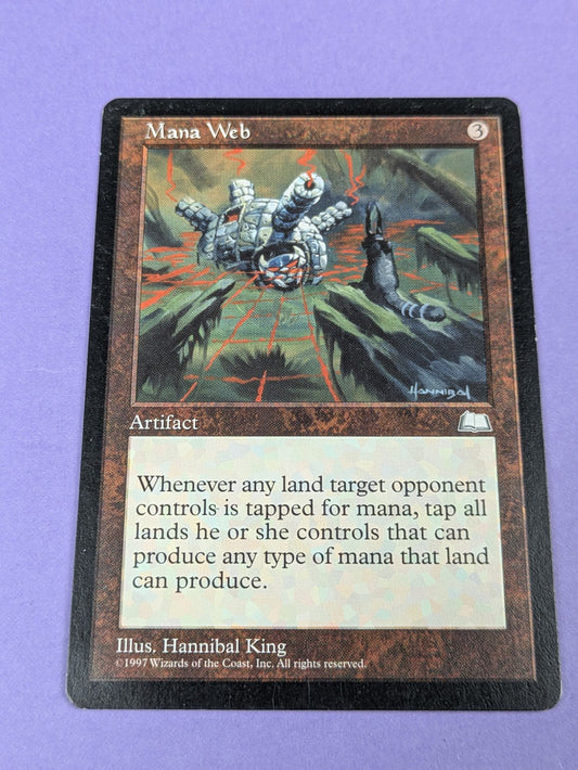 MTG Magic the Gathering:  Weatherlight: Mana Web #152 Rare - LP