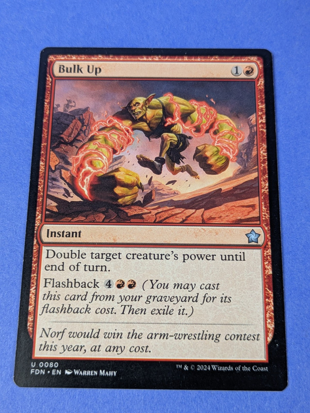 MTG Magic: Foundations: Bulk Up #0080 Uncommon - NM