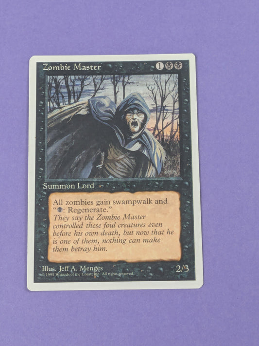 MTG Magic The Gathering: Fourth Edition- Zombie Master- Rare- LP