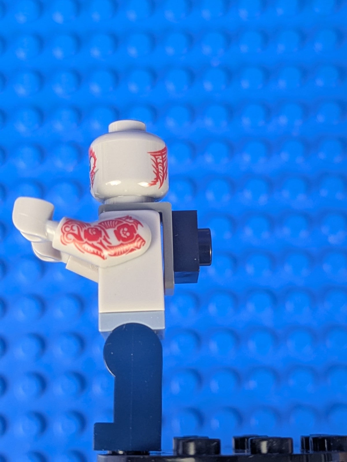 Lego Super Heroes: Drax - Dark Blue Legs sh0387 Set 76081