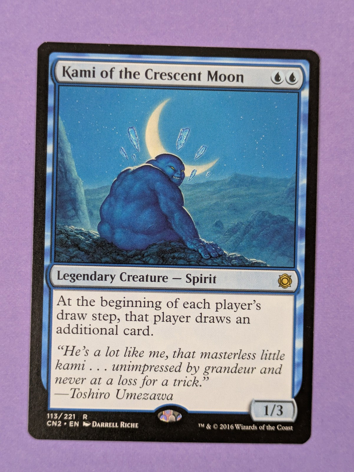 MTG: Conspiracy: Take the Crown: Kami of the Crescent Moon #113/221 Rare - NM