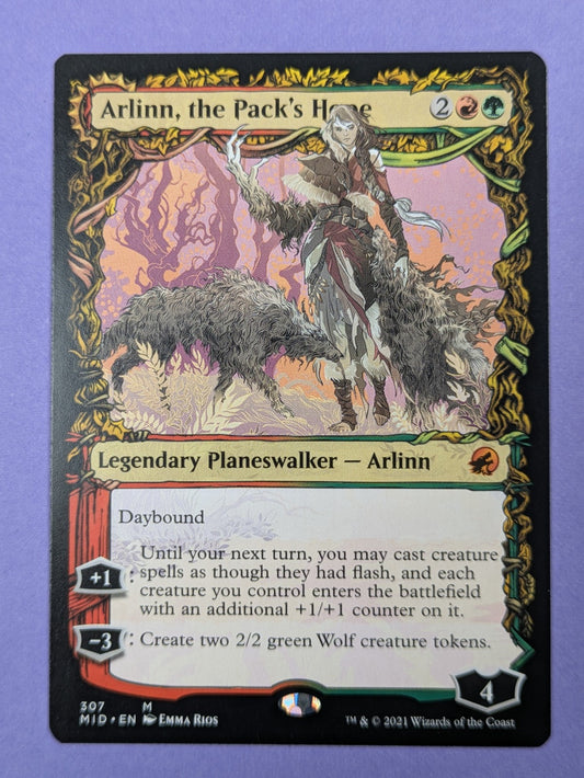 MTG Magic: Innistrad: Midnight Hunt: Arlinn, the Pack's Hope #307 Mythic - NM