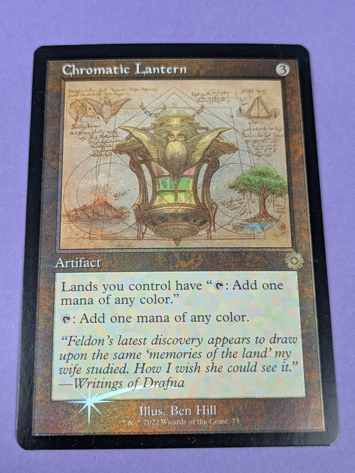 MTG: The Brothers' War Retro Artifacts: Chromatic Lantern Foil #73 Rare - NM