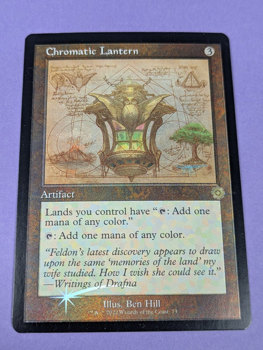 MTG: The Brothers' War Retro Artifacts: Chromatic Lantern Foil #73 Rare - NM