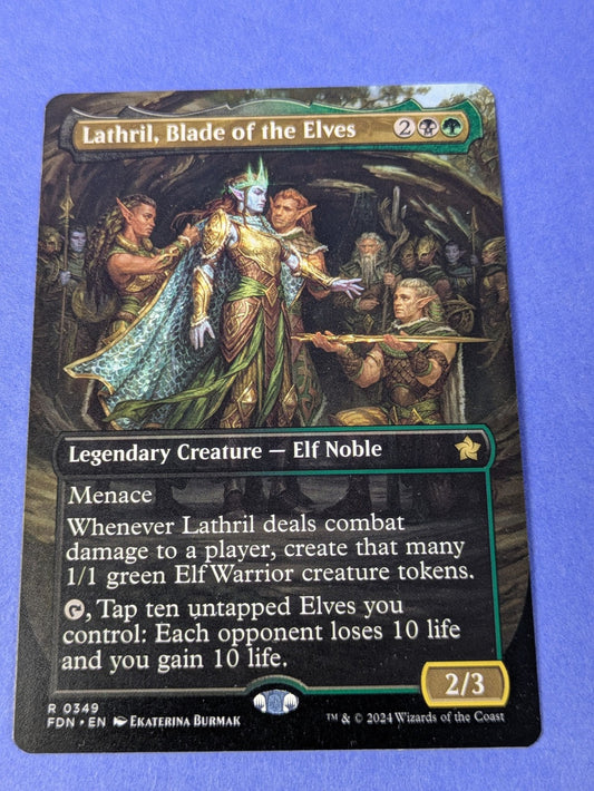 MTG Magic: Foundations: Lathril, Blade of the Elves #0349 Rare - NM