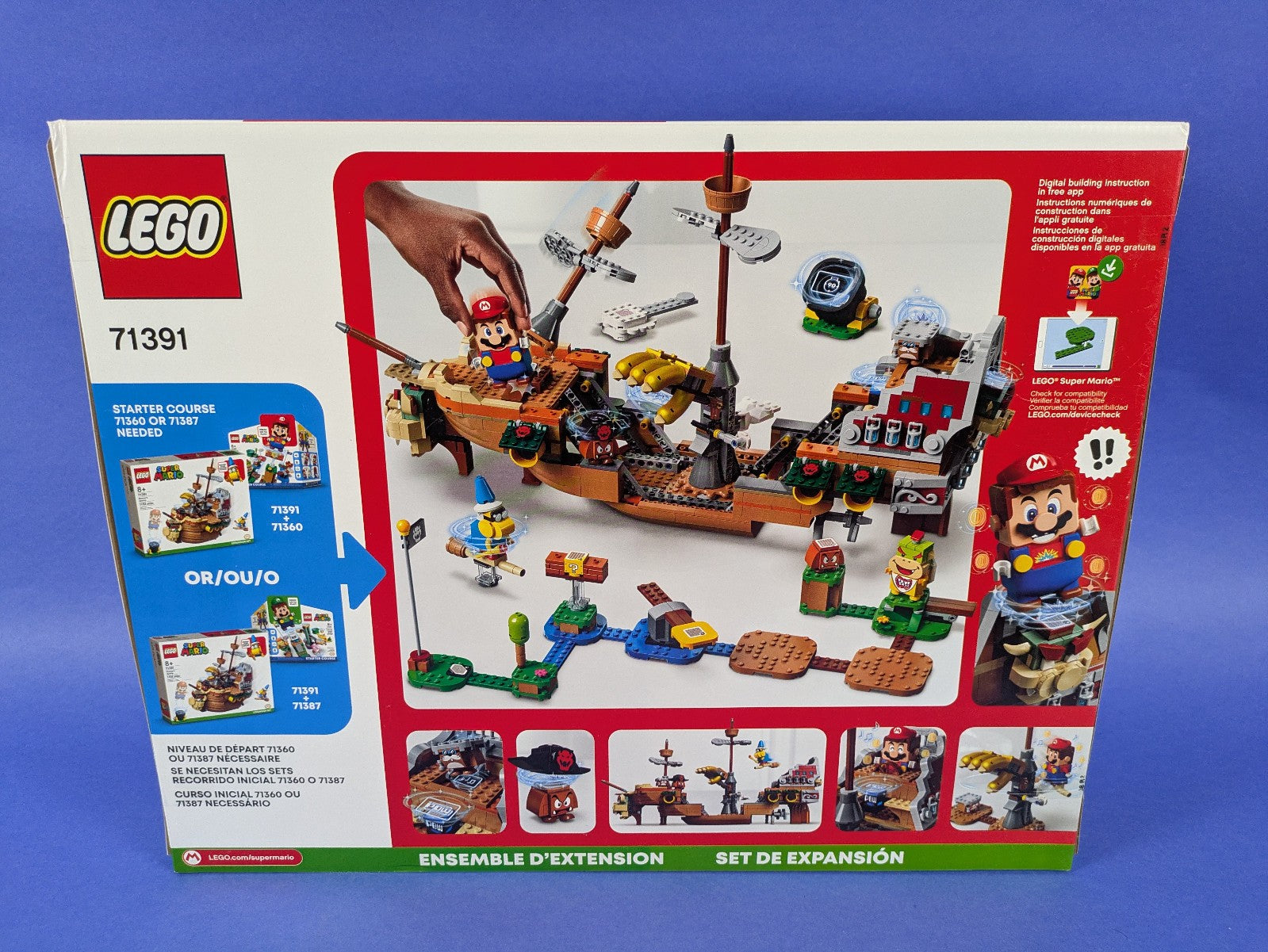 Lego Super Mario: Bowser’s Airship - Expansion Set 71391 BRAND NEW