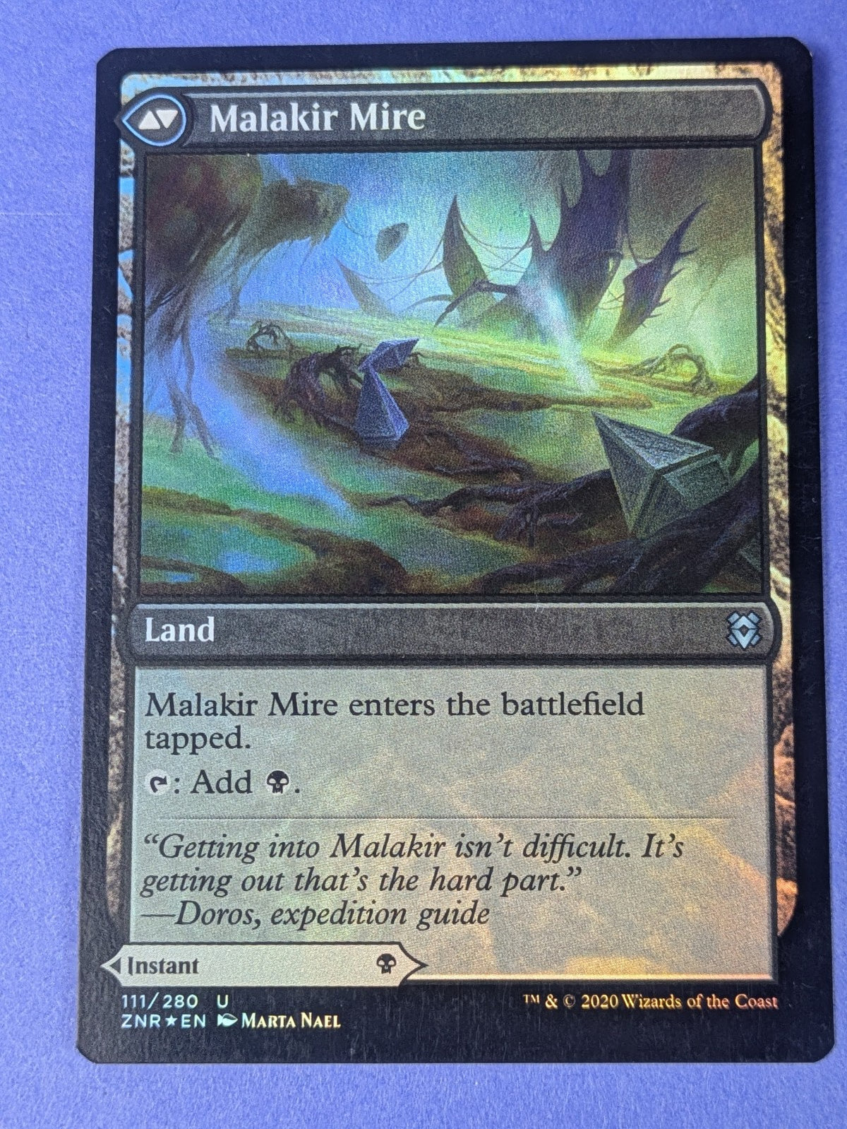 MTG: Zendikar Rising: Malakir Rebirth / Malakir Mire Foil #111/280 Uncommon - NM