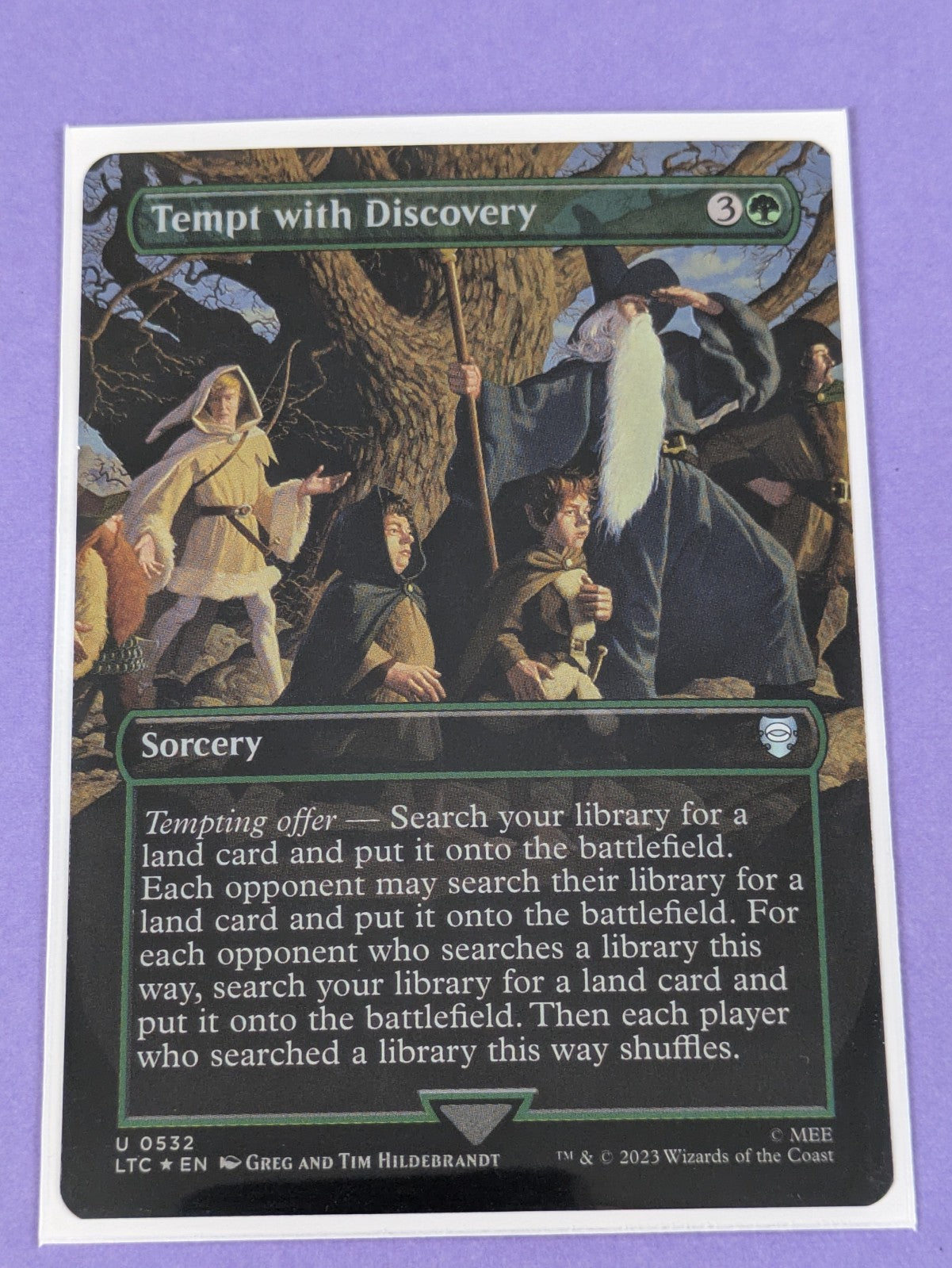 MTG: The Lord of the Rings: Tempt with Discovery Foil #0532 Uncommon - NM