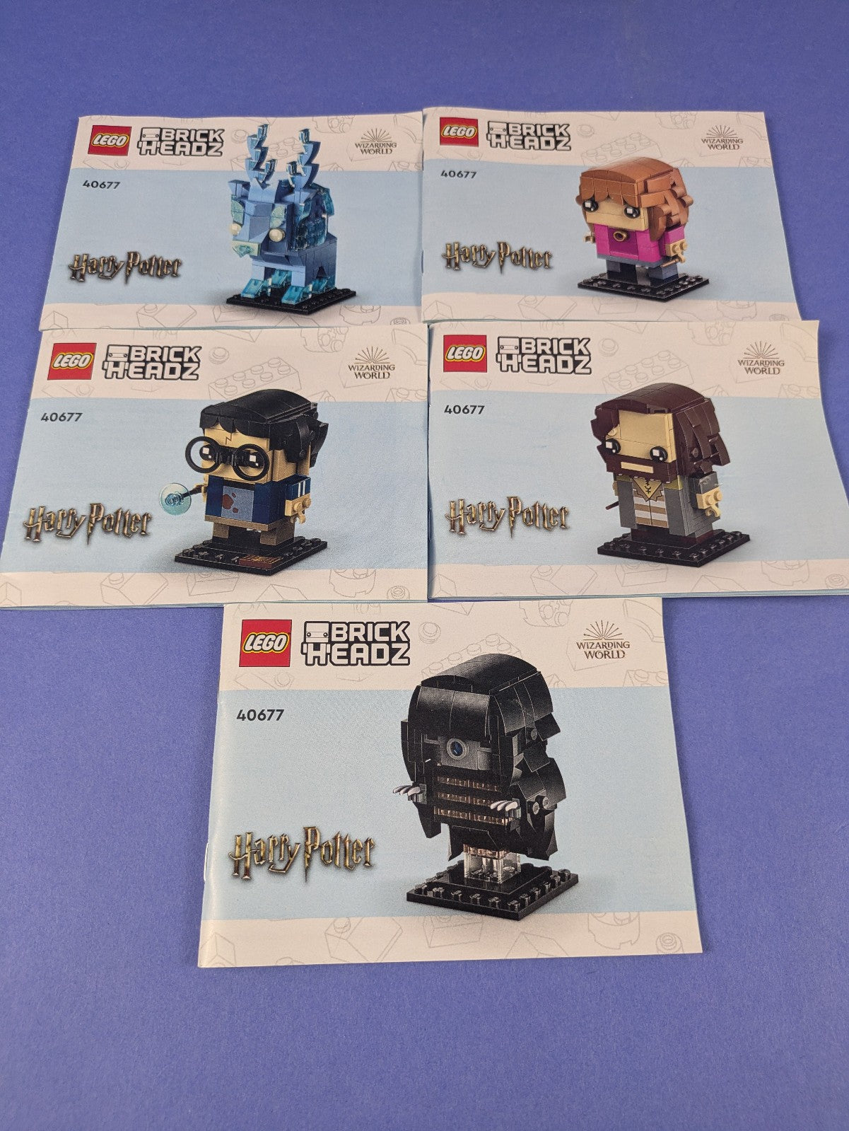 LEGO BrickHeadz Harry Potter Prisoner of Azkaban Figures 40677 Pre-Owned