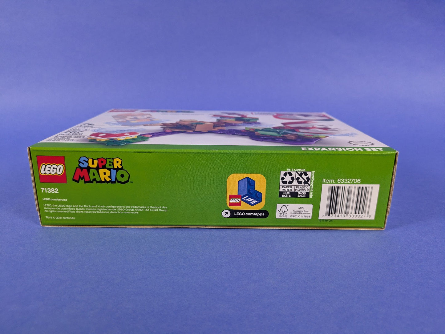 Lego Super Mario: Piranha Plant Puzzling Challenge Expansion Set 71382 BRAND NEW