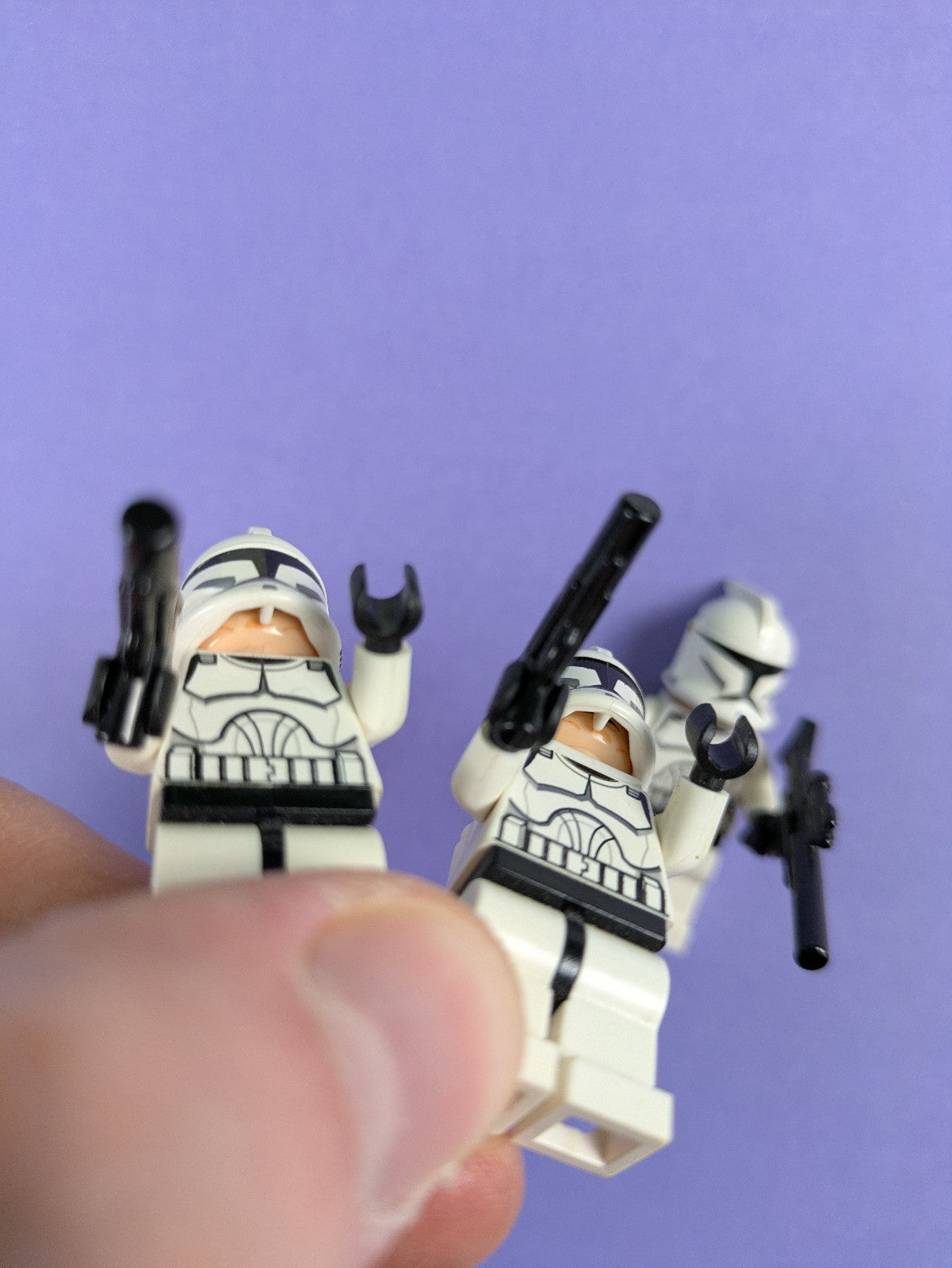 Lego Star Wars: Clone Trooper and Clone Jet Trooper (3X) sw0201 sw0233 Set 7748