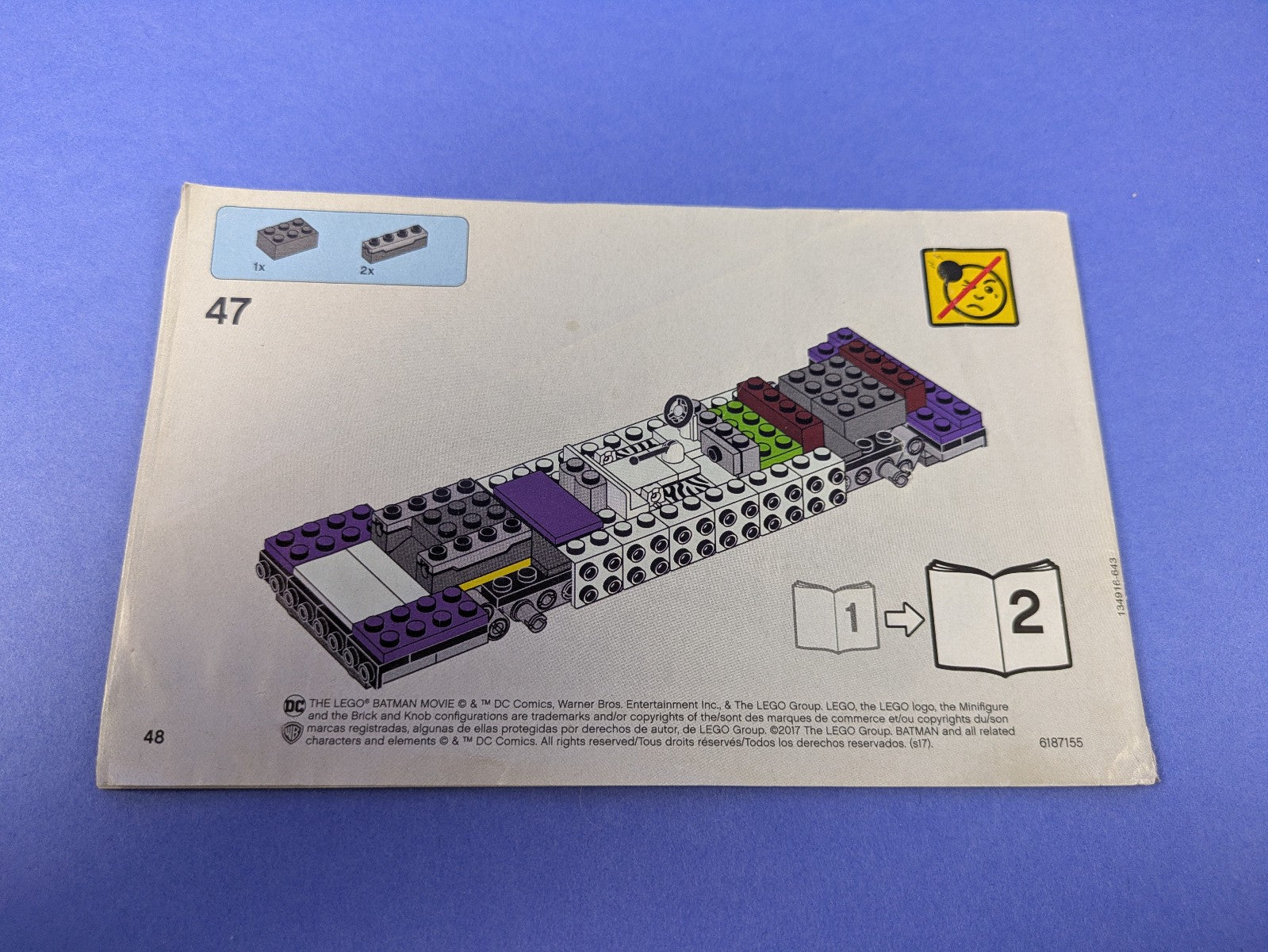 LEGO Super Heroes The Joker Notorious Lowrider 70906 Incomplete Set Pre-Owned
