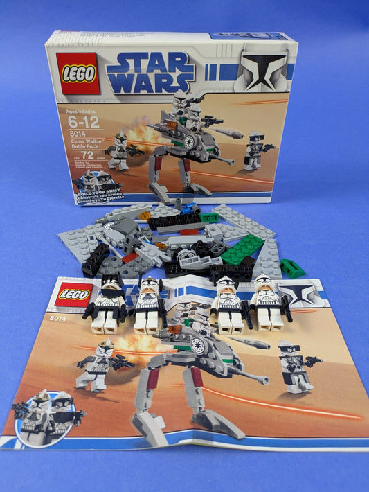 LEGO Star Wars Clone Walker Battle Pack 8014 Complete Set Pre-Owned