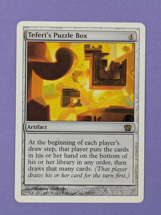 MTG Magic The Gathering: Eighth Edition: Teferi's Puzzle Box #316/350 Rare - NM
