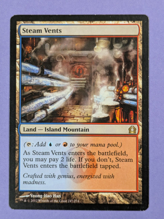 MTG Magic: Return to Ravnica: Steam Vents #247/274 Rare - LP