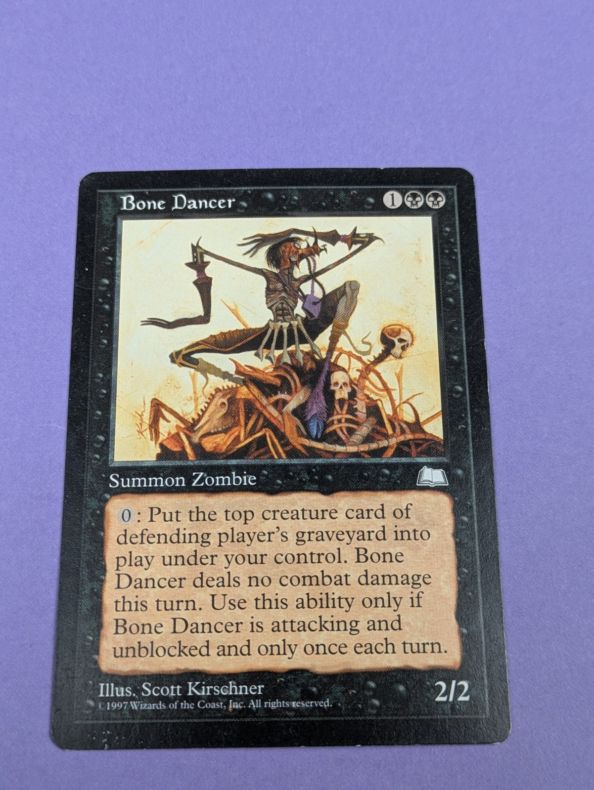 MTG Magic the Gathering: Weatherlight: Bone Dancer #62 Rare - LP