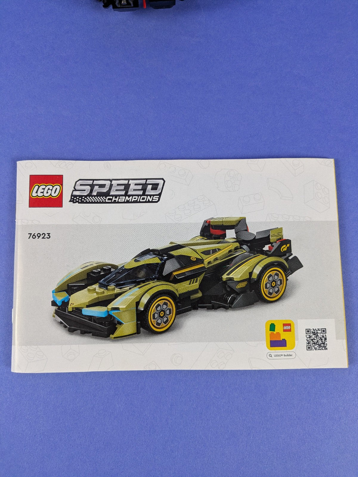 Lego SPEED CHAMPIONS: Lamborghini Lambo V12 Vision Gran Turismo 76923 Complete