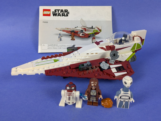 Lego Star Wars: Episode 2: Obi-Wan Kenobi's Jedi Starfighter Set 75333 Complete