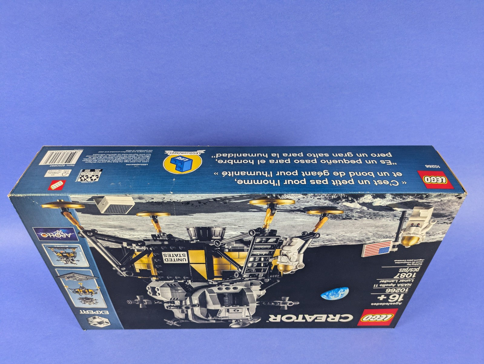 Lego Creator: Creator Expert: NASA Apollo 11 Lunar Lander Set 10266 BRAND NEW