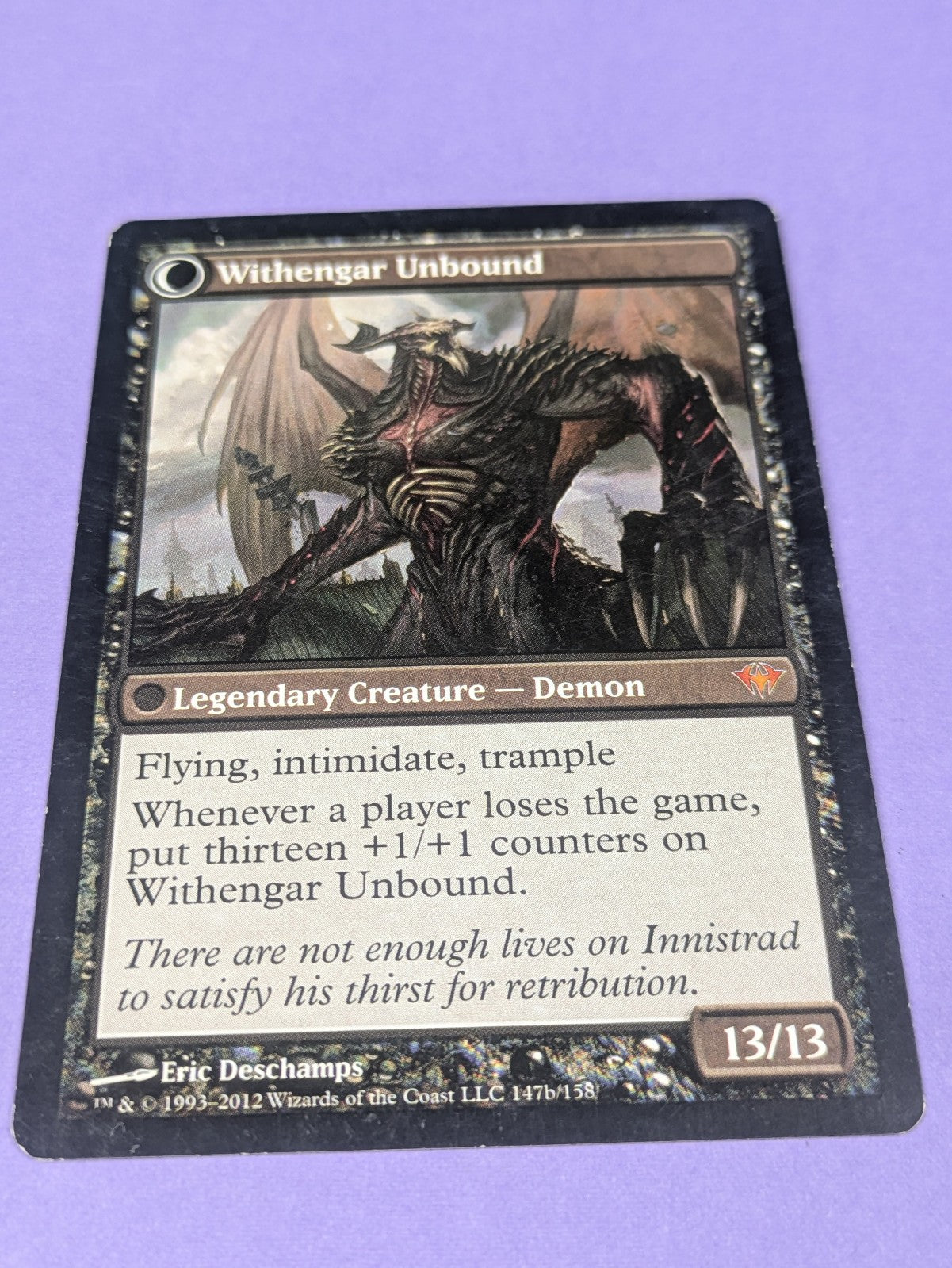 MTG Magic: Dark Ascension: Elbrus, the Binding Blade #147ab/158 Mythic - LP