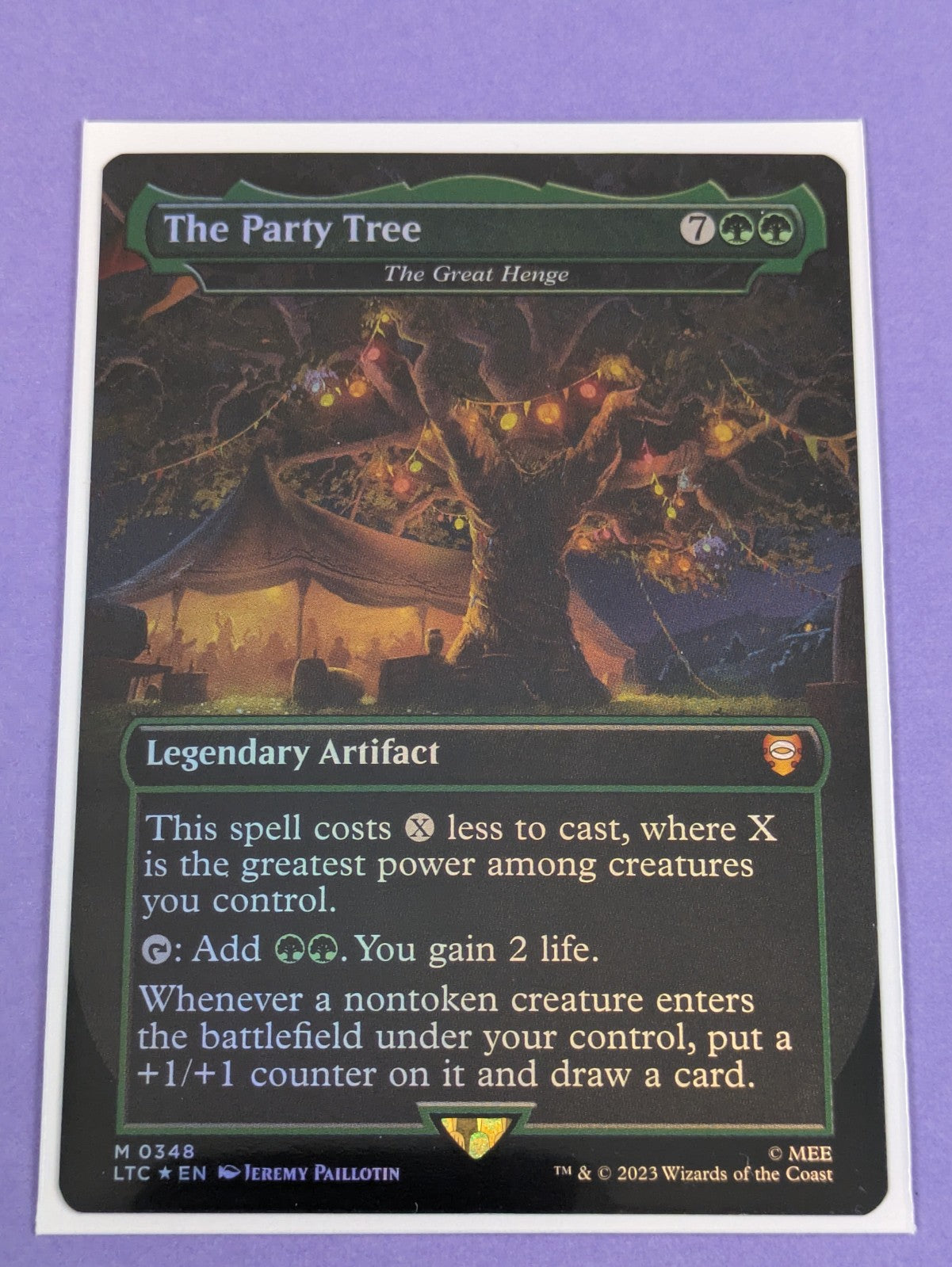 MTG: The Lord of the Rings: The Party Tree - The Great Henge Foil 0348 Mythic NM