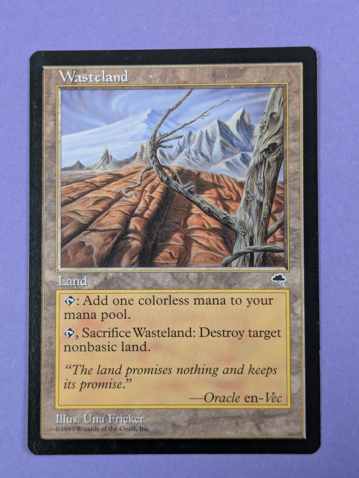 MTG Magic The Gathering: Tempest: Wasteland Uncommon - LP