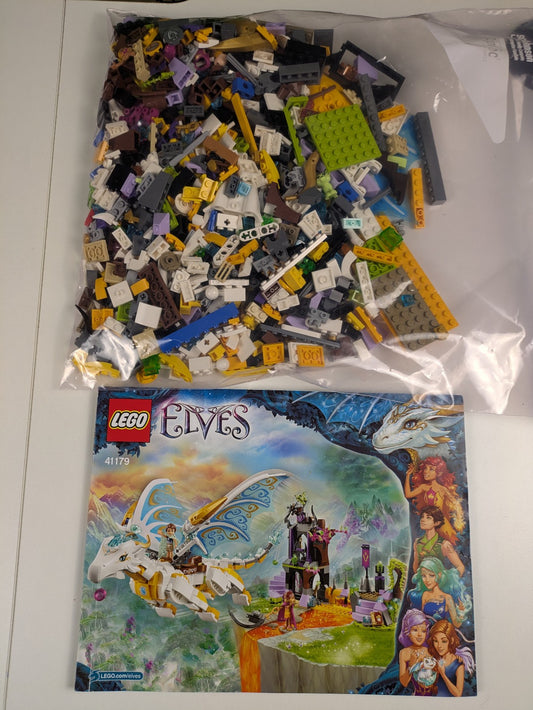 Lego Elves: Queen Dragon's Rescue Set 41179 - w/ Instructions