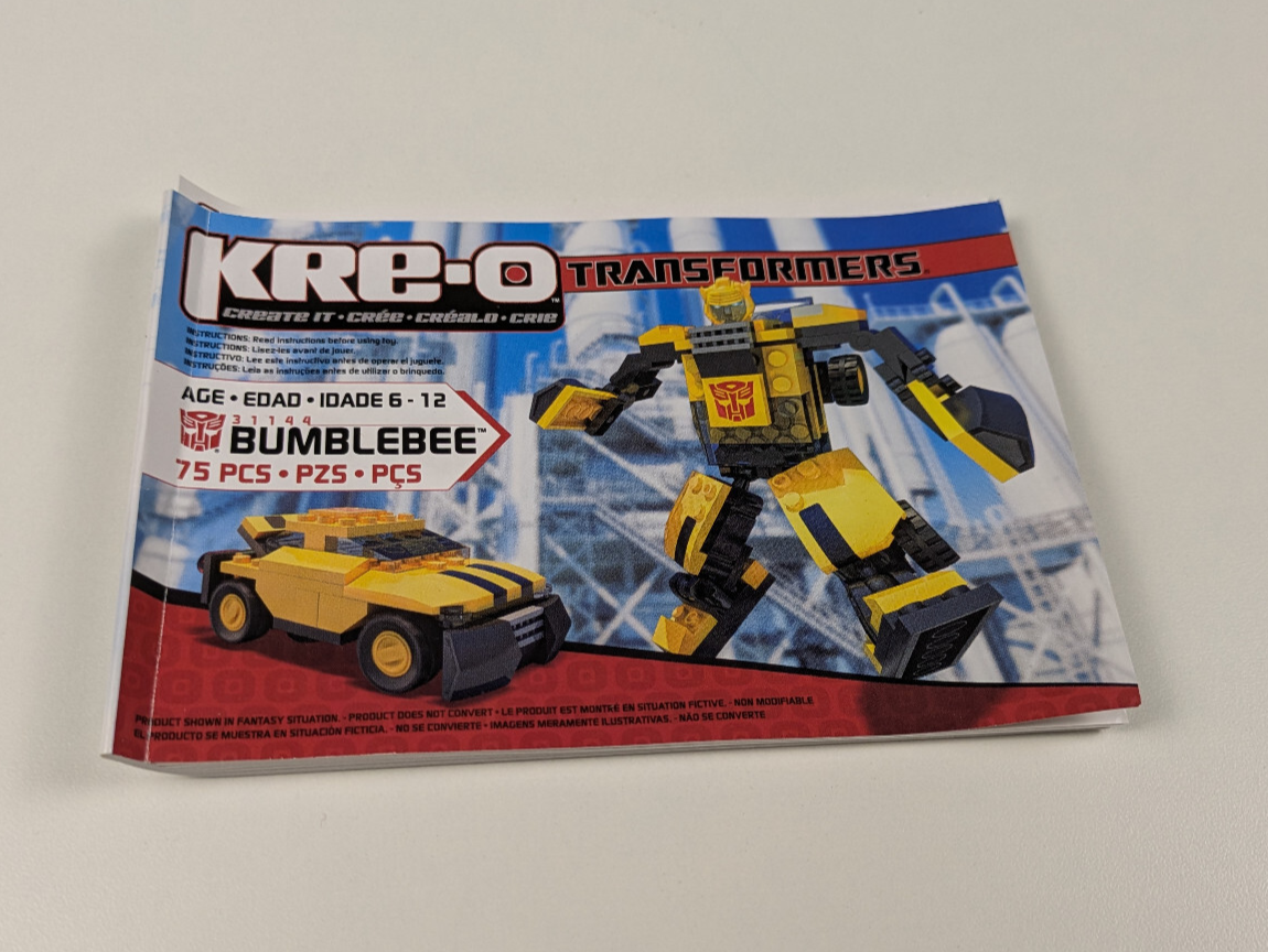 KRE-O Create It Transformers: Bumblebee Set 31144 - w/ Instructions
