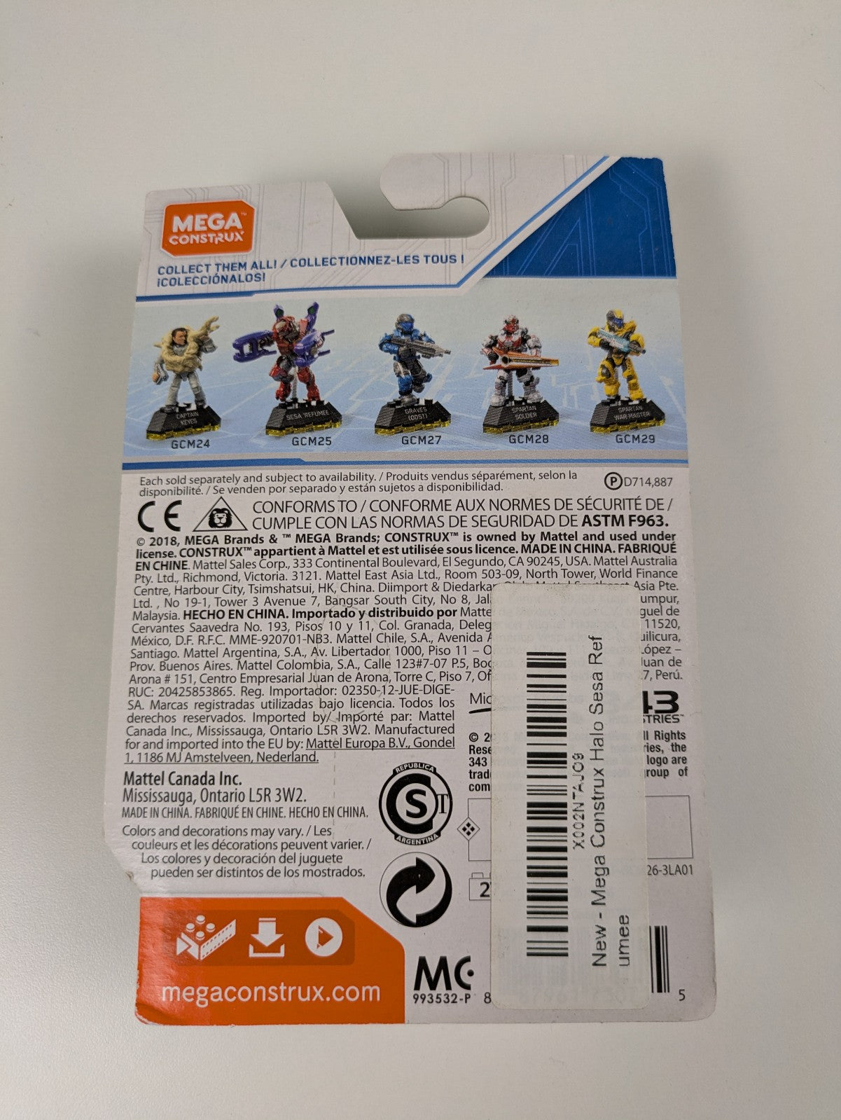 HALO Mega Bloks Construx Sesa 'Refumee GCM26 Series 9 - Brand New