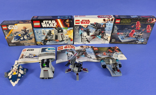 Lego Star Wars: Cool Battle Pack Set (4X) 75400 75266 75132 75197 Incomplete Set