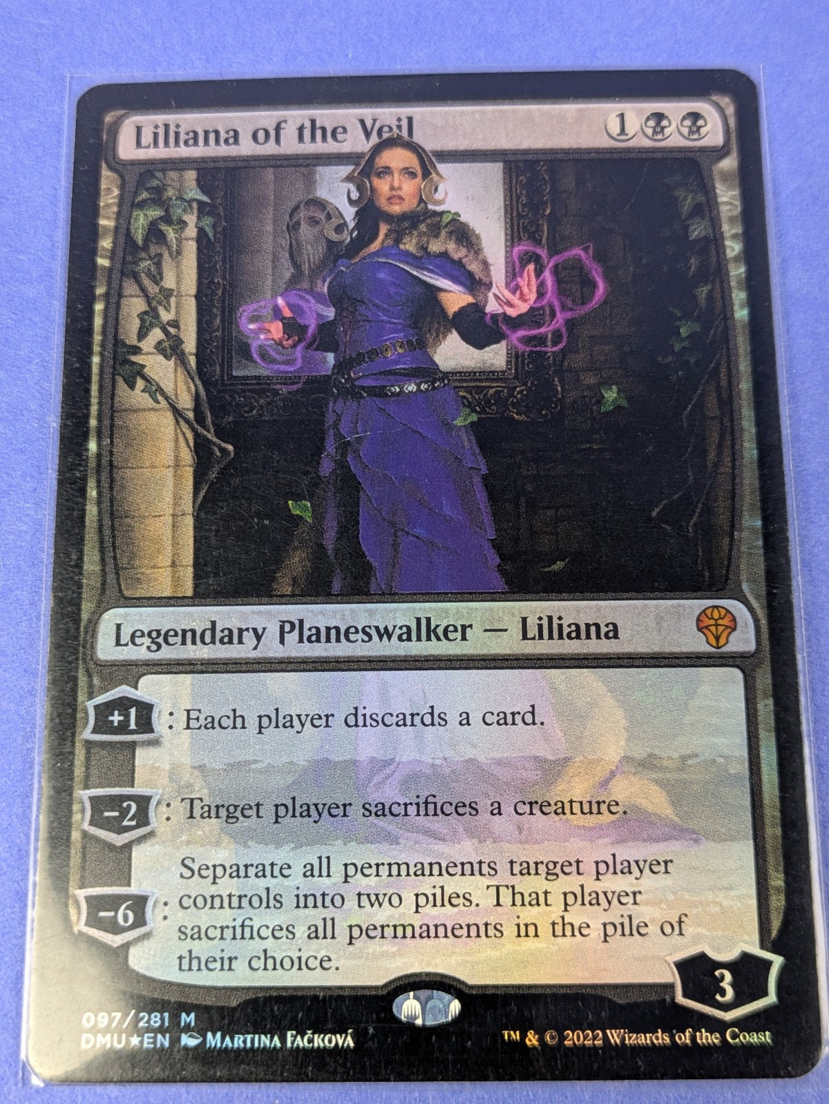 MTG Magic: Dominaria United: Liliana of the Veil Foil #097/281 Mythic - NM