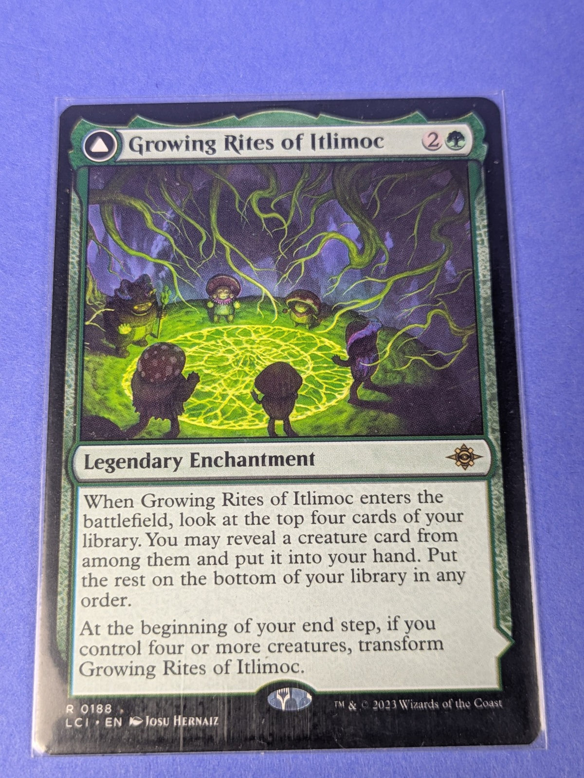 MTG: Growing Rites of Itlimoc / Itlimoc, Cradle of the Sun #0188 Rare - NM