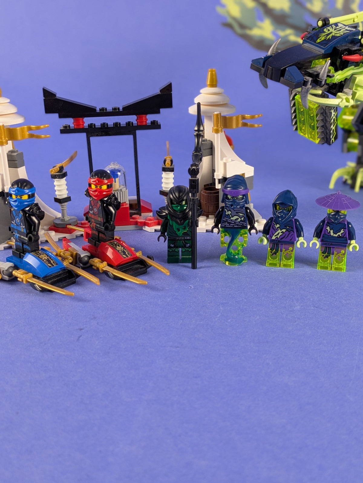 LEGO NINJAGO Attack of the Morro Dragon 70736 Incomplete Set Pre-Owned